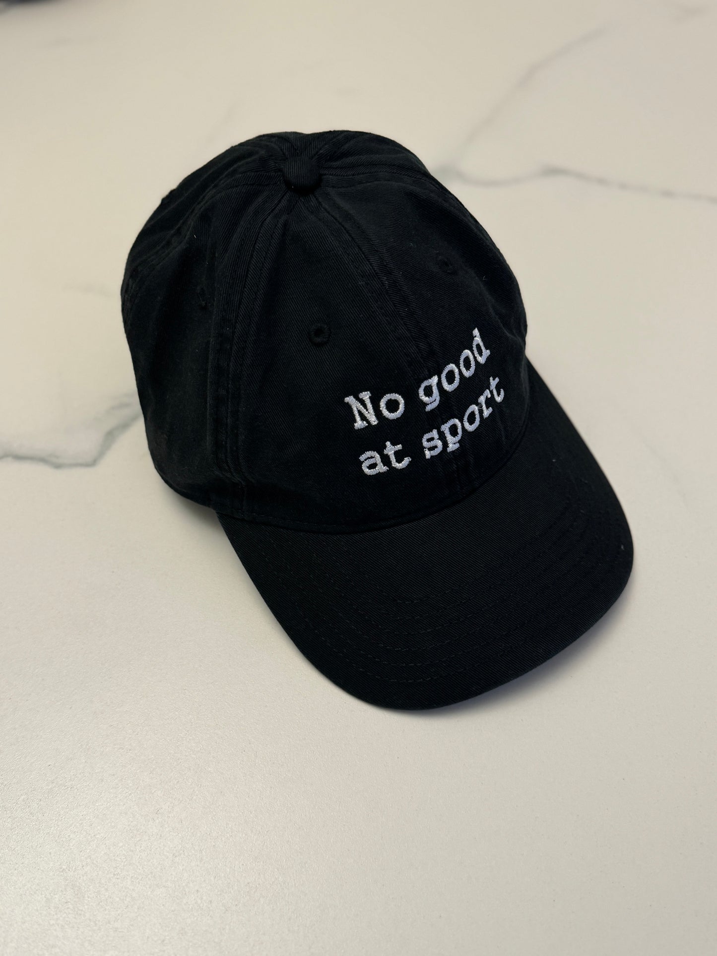 No good at sport cap