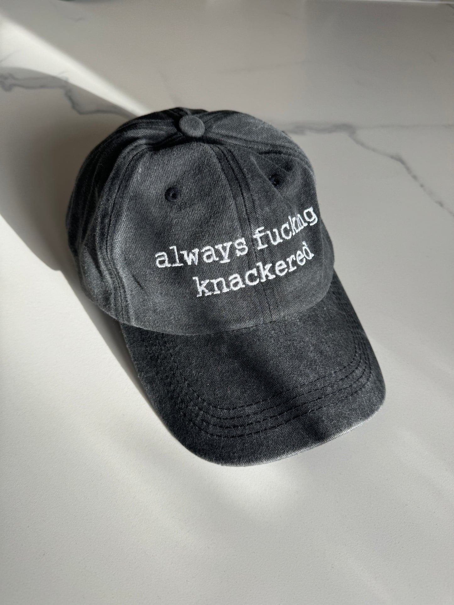 Always fucking knackered cap