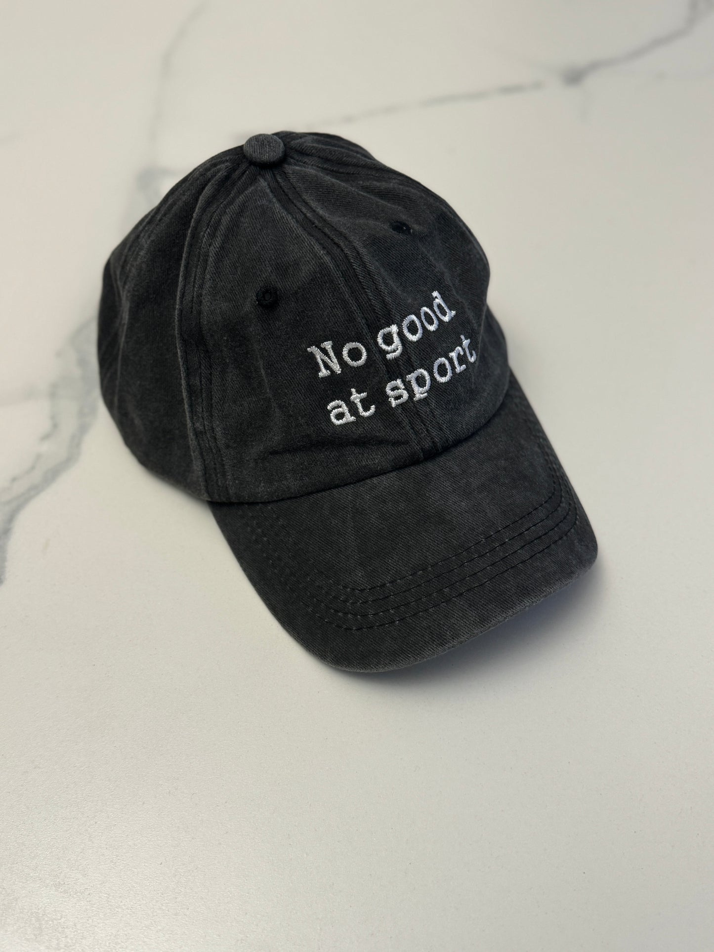 No good at sport cap
