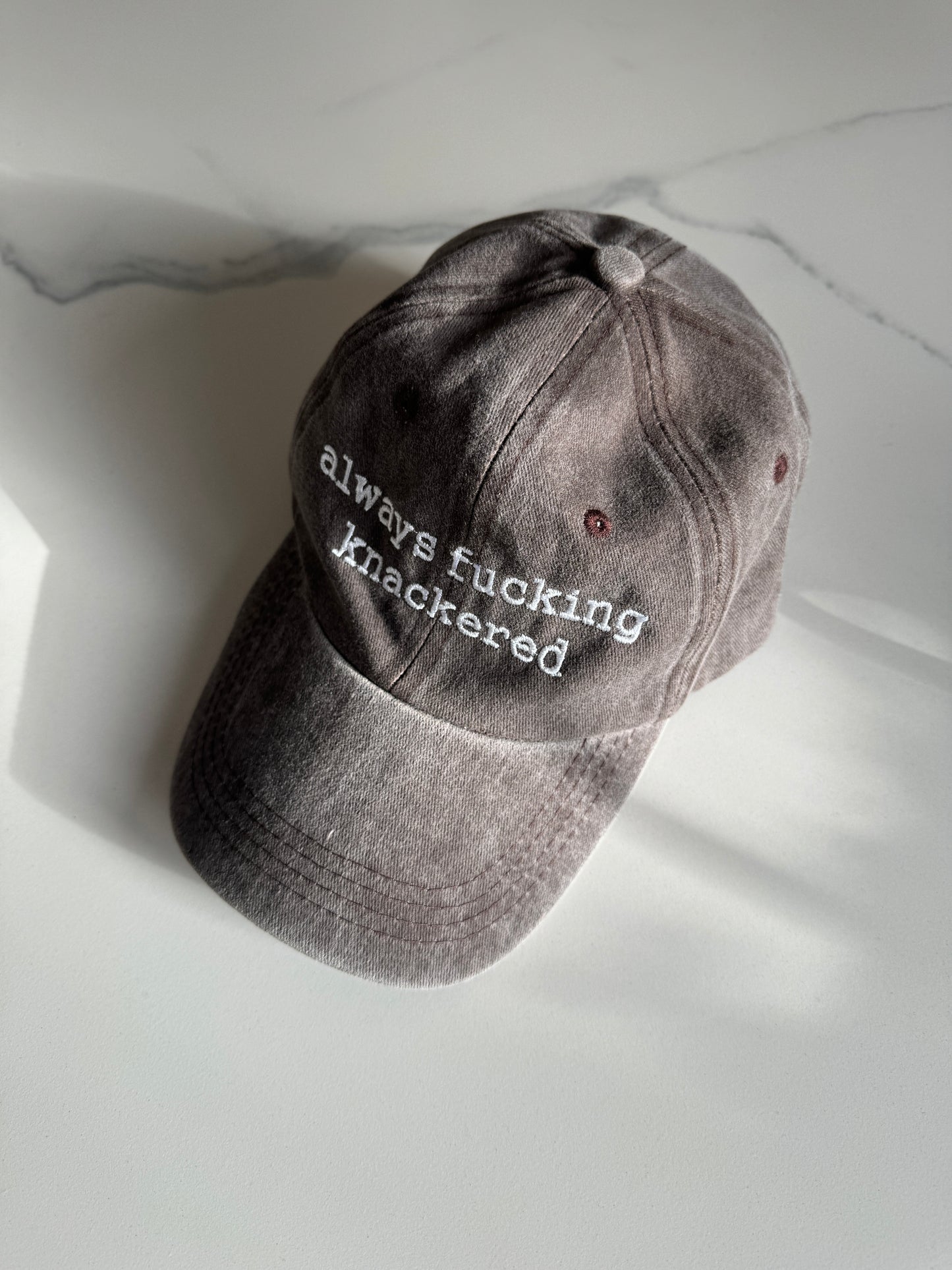 Always fucking knackered cap