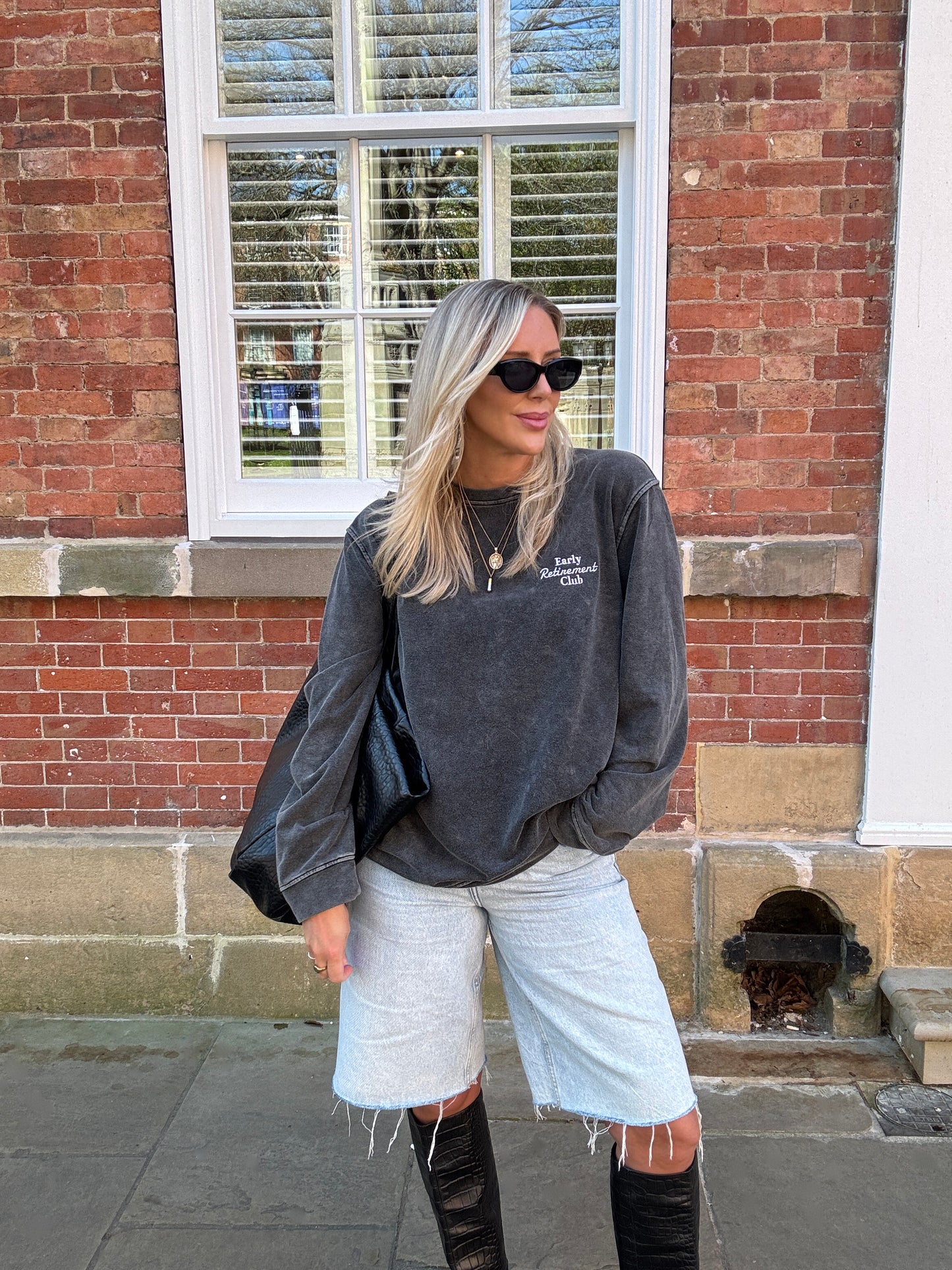 Early Retirement Club Vintage Wash Sweatshirt