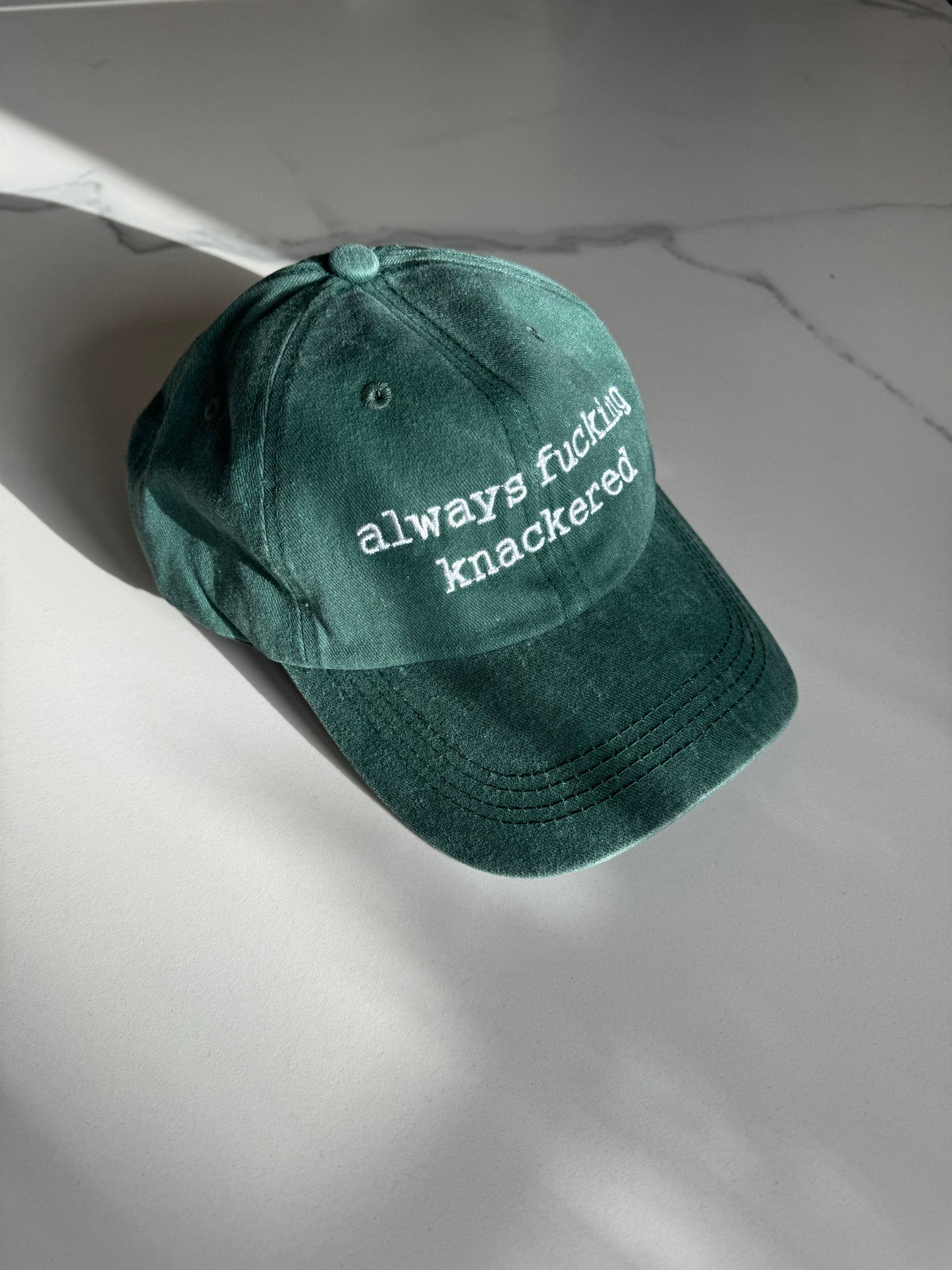 Always fucking knackered cap