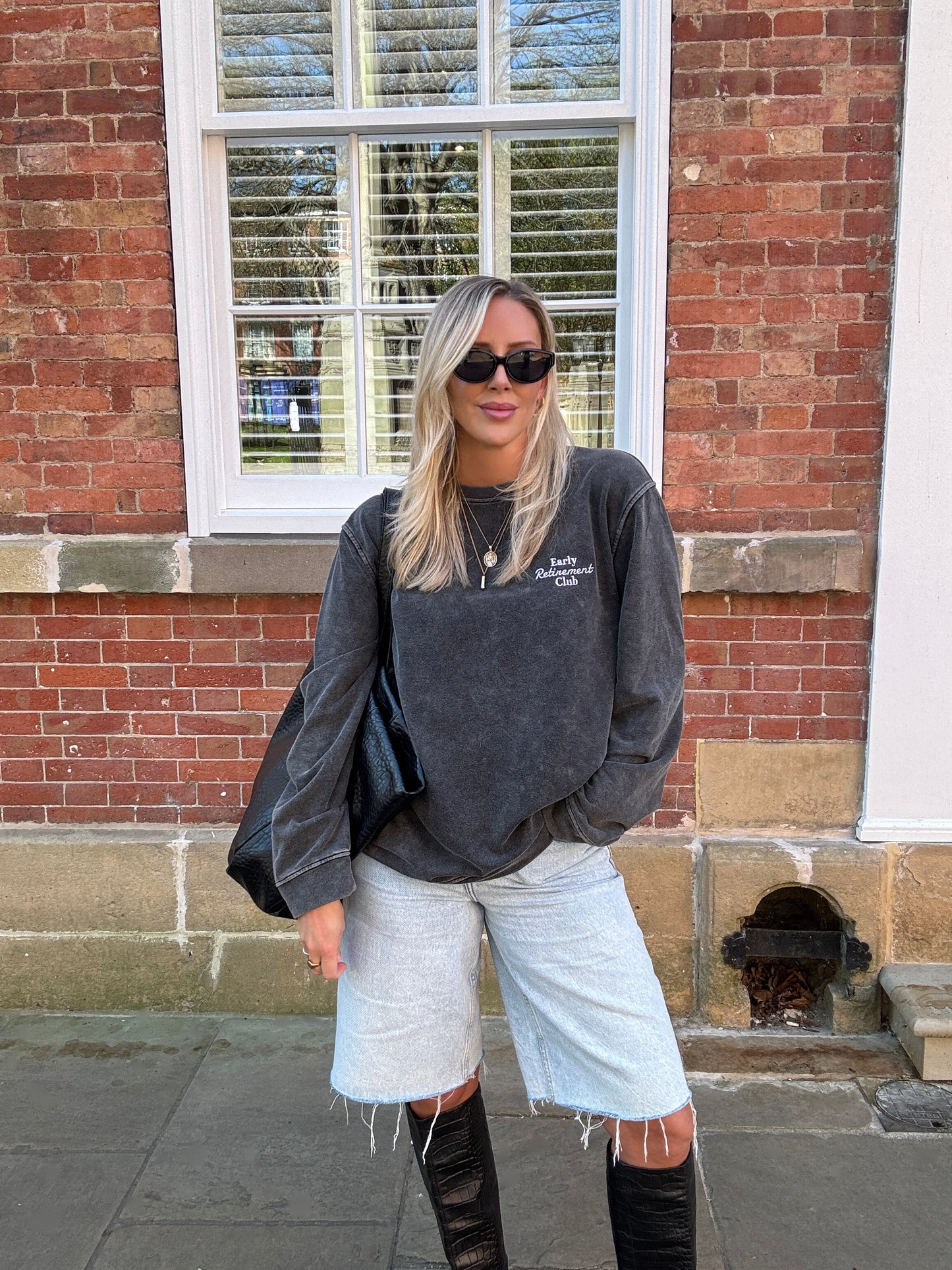 Early Retirement Club Vintage Wash Sweatshirt