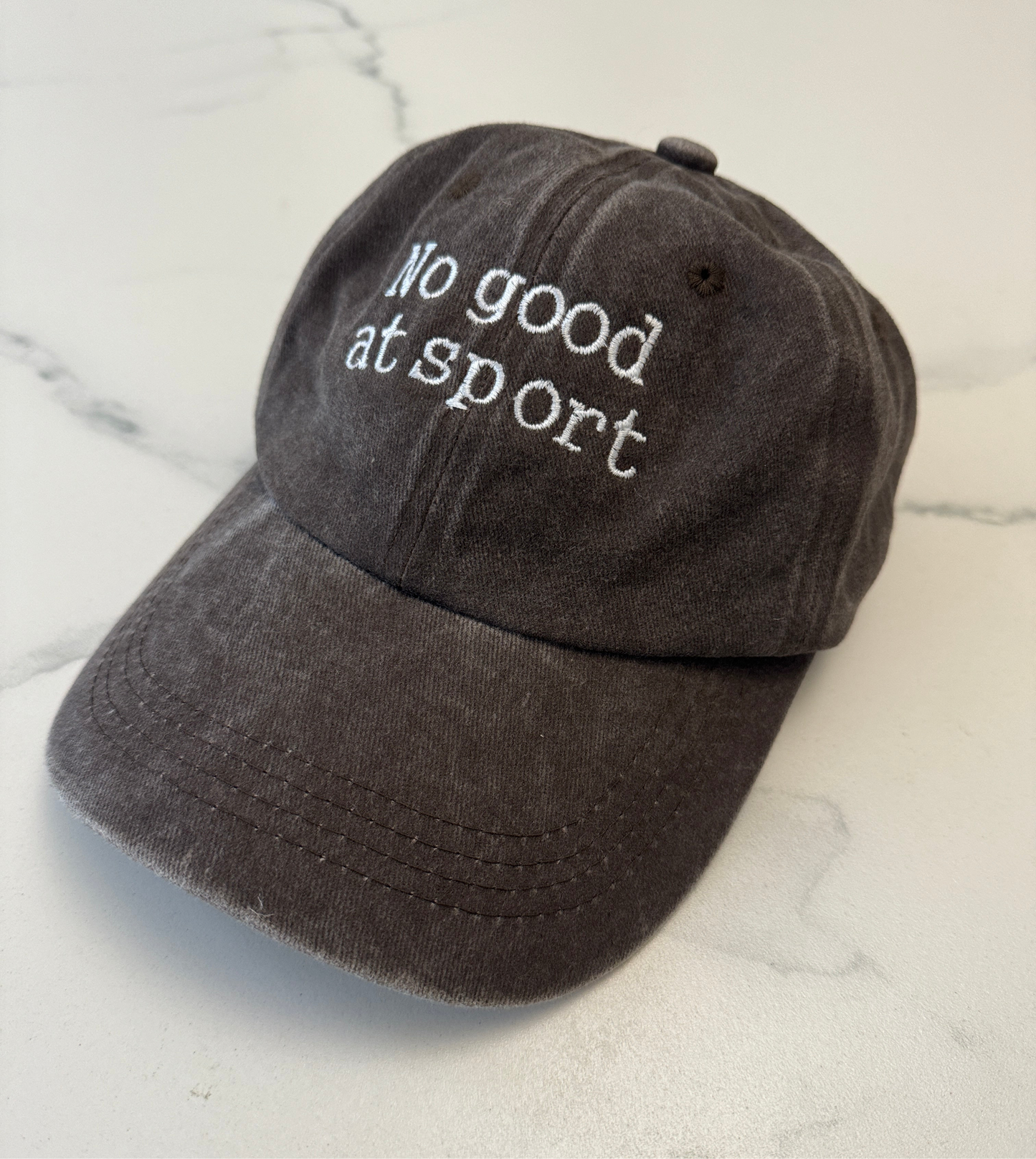 No good at sport cap