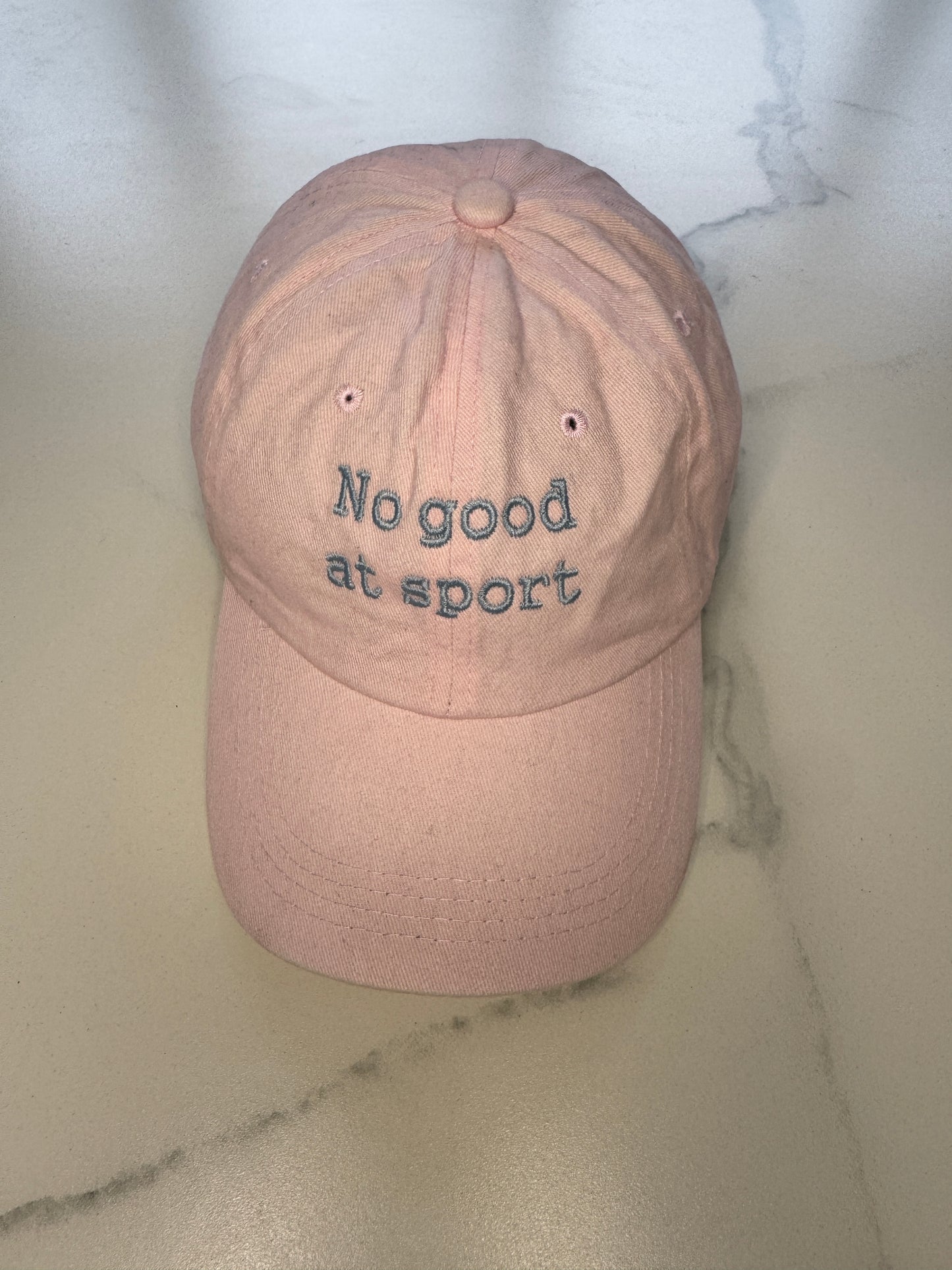 No good at sport cap
