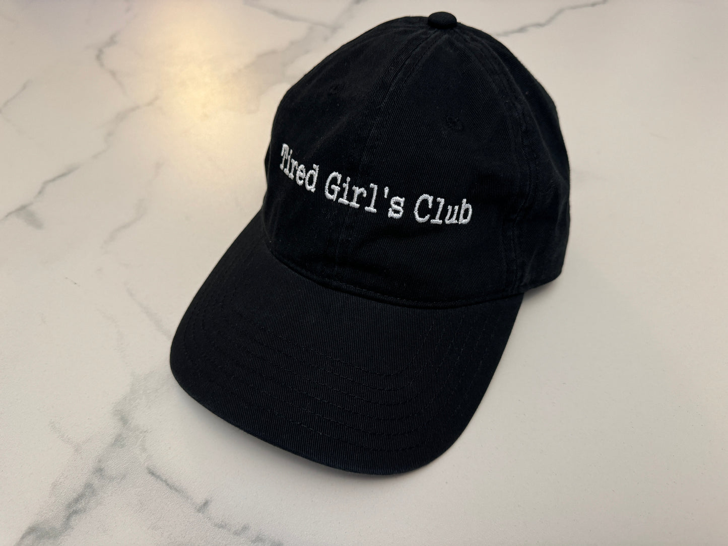 Tired Girl's club cap