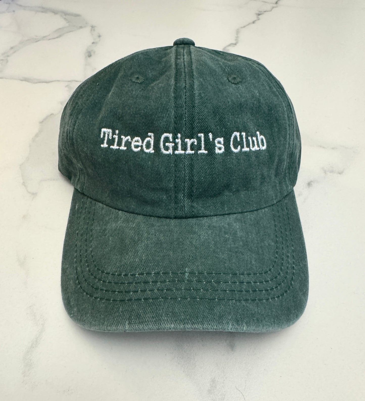 Tired Girl's club cap