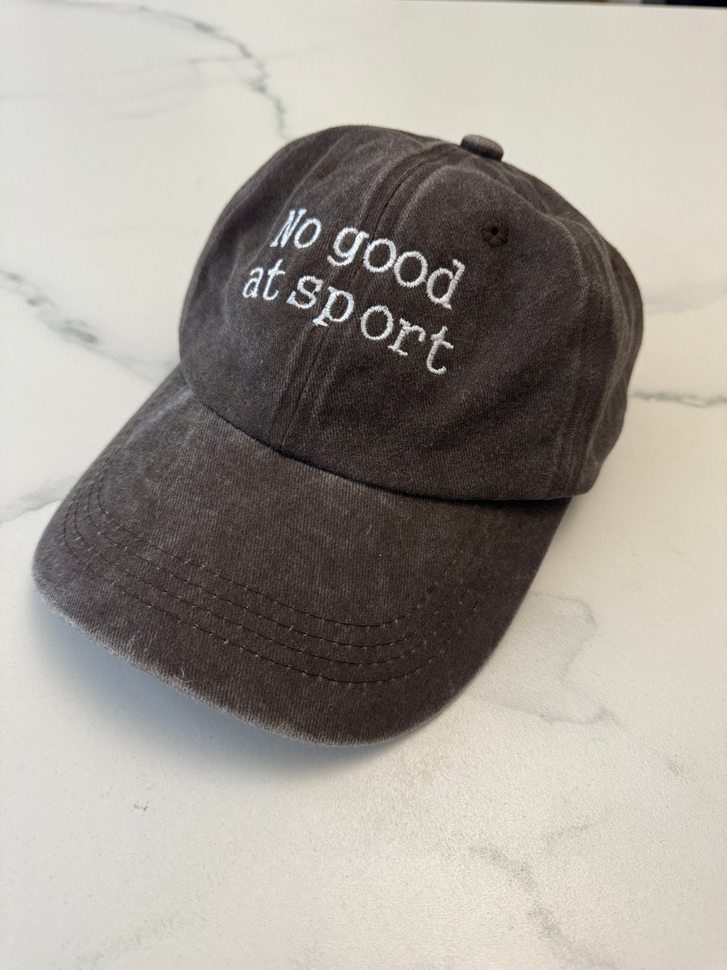 No good at sport cap